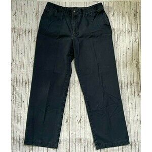 Duluth Trading Co Mens Deep Navy Chino Pants  Heavy Cotton Size 36x32